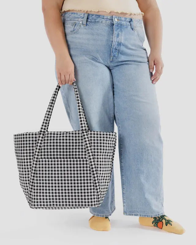 Cloud Bag - Black & White Gingham image 2